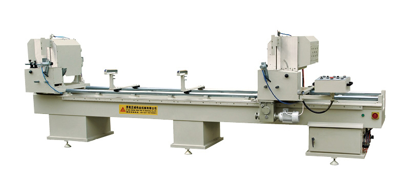 Double-head cutting saw for Aluminum door and window